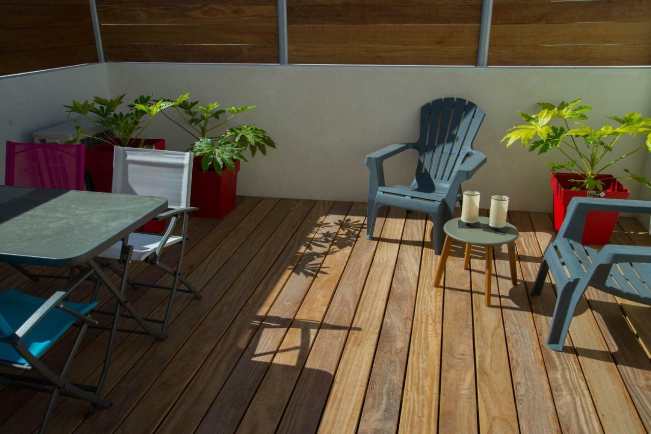 Les Terrasses De Bella Vista - Belle Maison Bord De Mer Saint Vincent sur Jard Bagian luar foto
