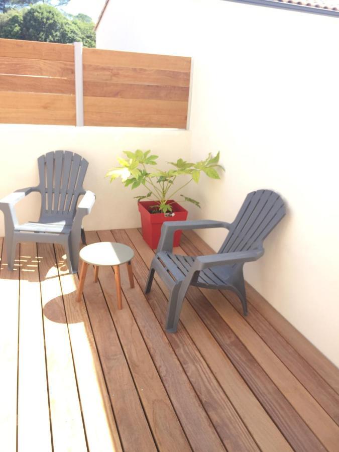 Les Terrasses De Bella Vista - Belle Maison Bord De Mer Saint Vincent sur Jard Bagian luar foto